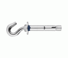 CH-GF A2 [CP] Anclaje camisa antigiro para cargas medias. Gancho forjado. Inoxidable A2